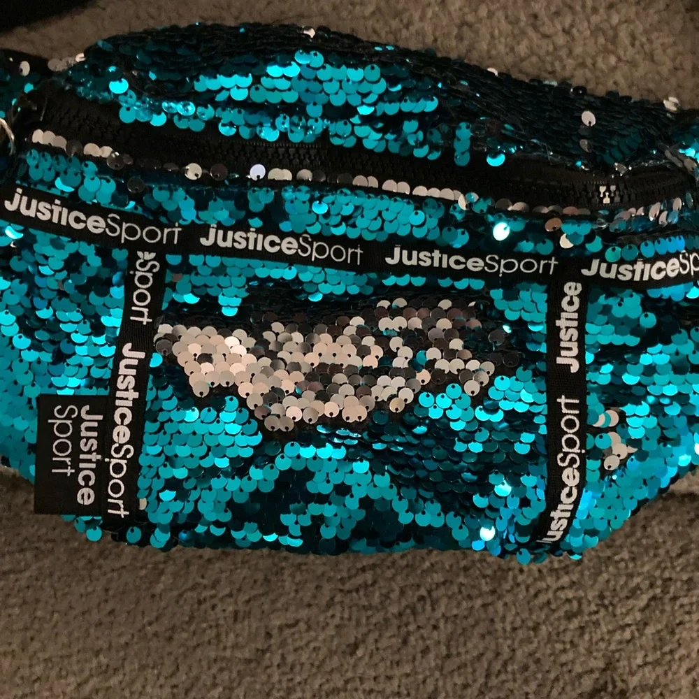 NWT Justice Spirt Sequin Fanny Pack